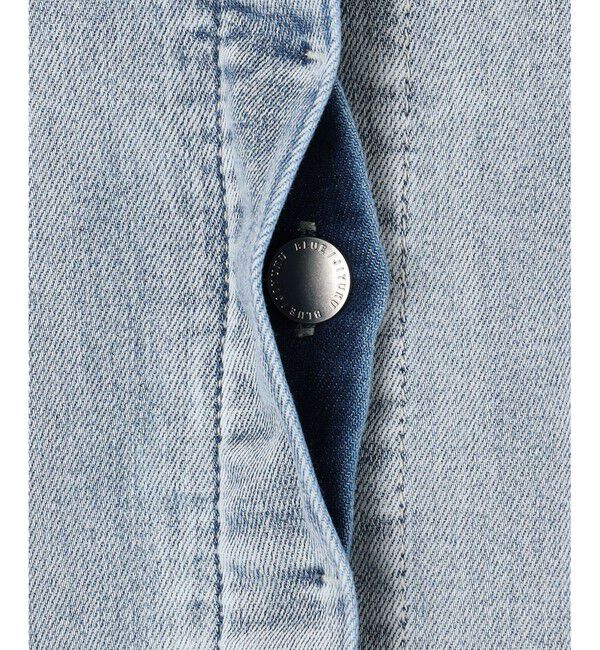 自由区「【洗える】ウスカルデニム ジャケット」|デニムジャケット|