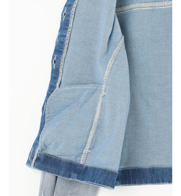 自由区「【洗える】ウスカルデニム ジャケット」|デニムジャケット|