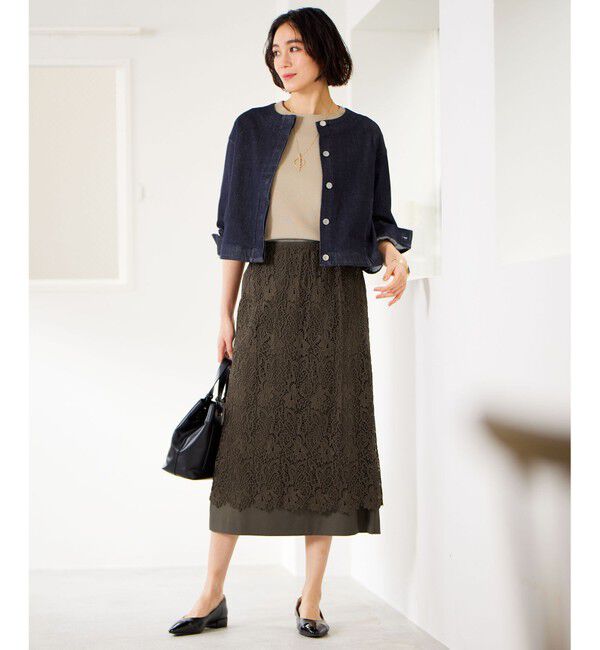 自由区「【洗える】ウスカルデニム ジャケット」|デニムジャケット|