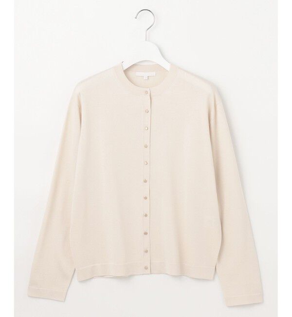 自由区「【アンサンブル対応・洗える】アセテートコットン カーディガン」|カーディガン|