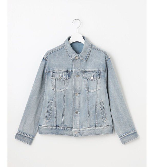 自由区「【洗える】ウスカルデニムベーシック ジャケット」|デニムジャケット|