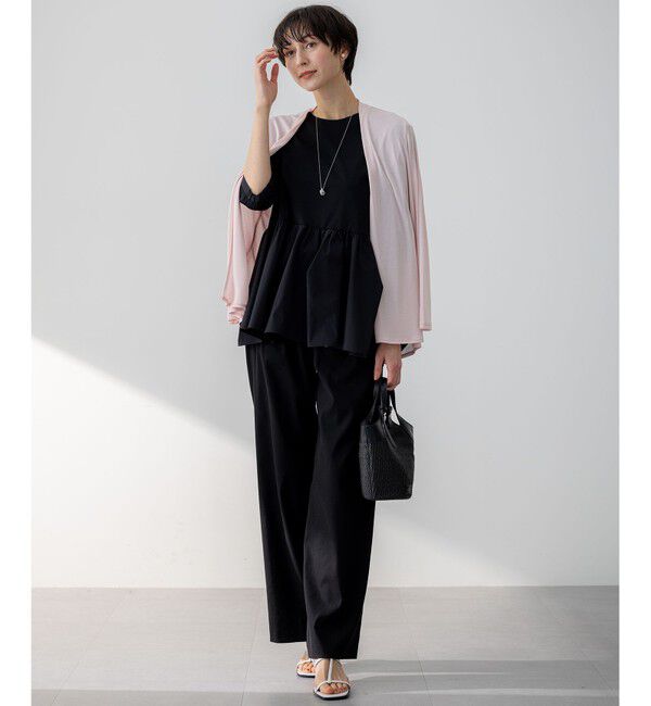 23区「【新色追加/UVケア/接触冷感】マルチ機能 シアー ショート カーディガン」|カーディガン|