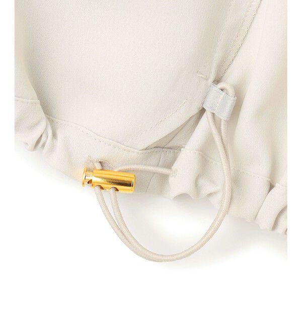 23区「【一部店舗限定/吸水速乾/UVカット/接触冷感】ストレッチジョーゼット フレンチスリーブ ブルゾン」|ブルゾン・スタジャン|