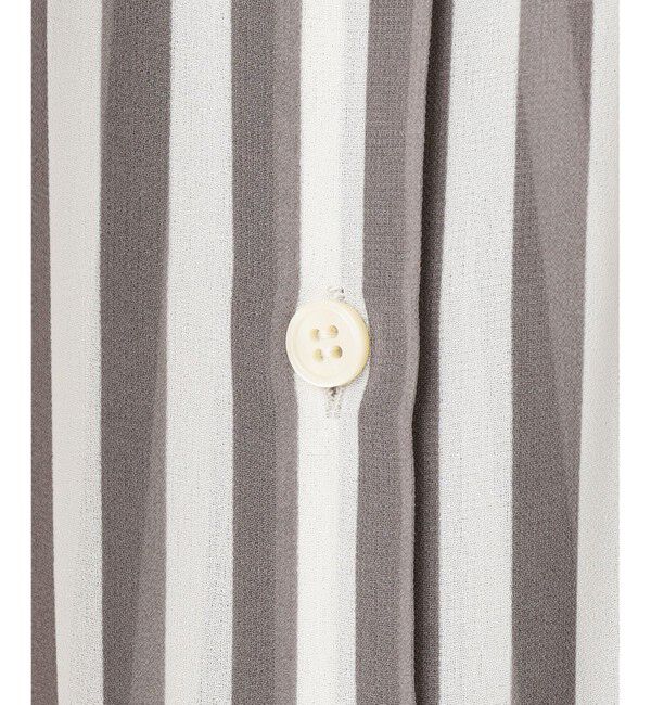 23区「【WEB&一部店舗限定/洗える】ストライププリント シフォン ブラウス」|シャツ・ブラウス|