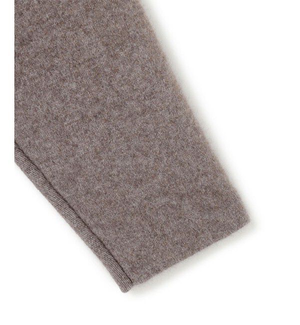 23区「【洗える】ラクーンブレンドダブルフェイス フーディー ニットカーディガン」|カーディガン|