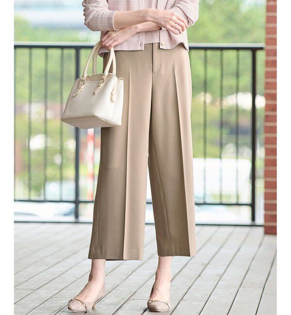 ANY SIS「【シリーズ累計7万本突破！】サーモ2WAYストレッチ ワイドパンツ」|その他|キャメル