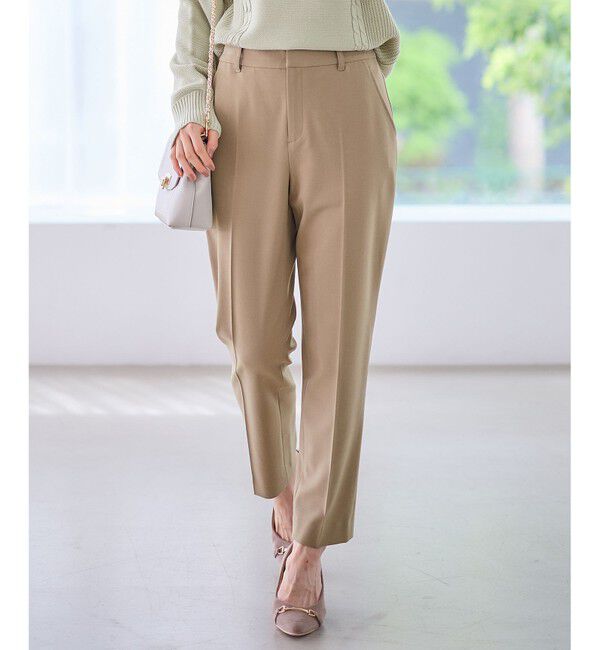 ANY SIS「【大人百花掲載 ヨンアさん着用】シリーズ累計7万本突破！サーモ2WAYストレッチ テーパードパンツ」|その他|キャメル