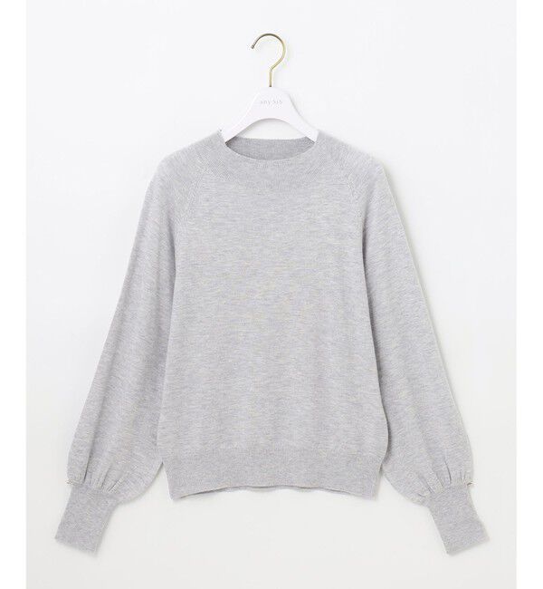 ANY SIS「【洗える】カシミヤブレンドパフ袖 ニット」|ニット・セーター|
