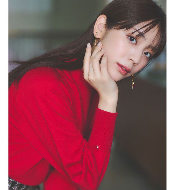 ANY SIS「【洗える】カシミヤブレンドパフ袖 ニット」|ニット・セーター|