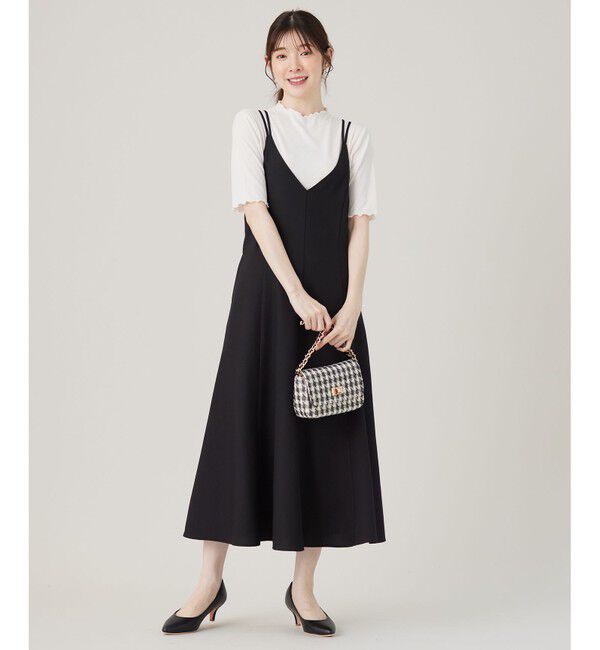 any SiS「【洗える】フレアキャミソール ワンピース」|ワンピース|