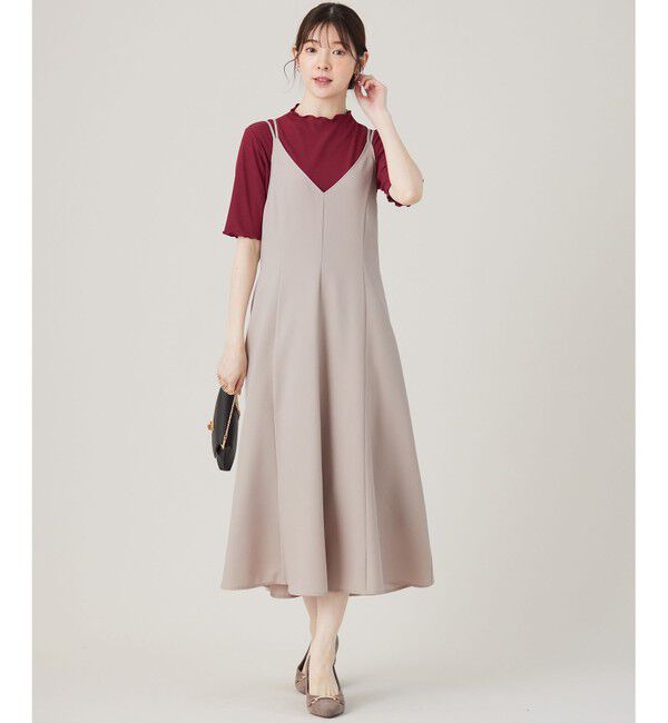 any SiS「【洗える】フレアキャミソール ワンピース」|ワンピース|