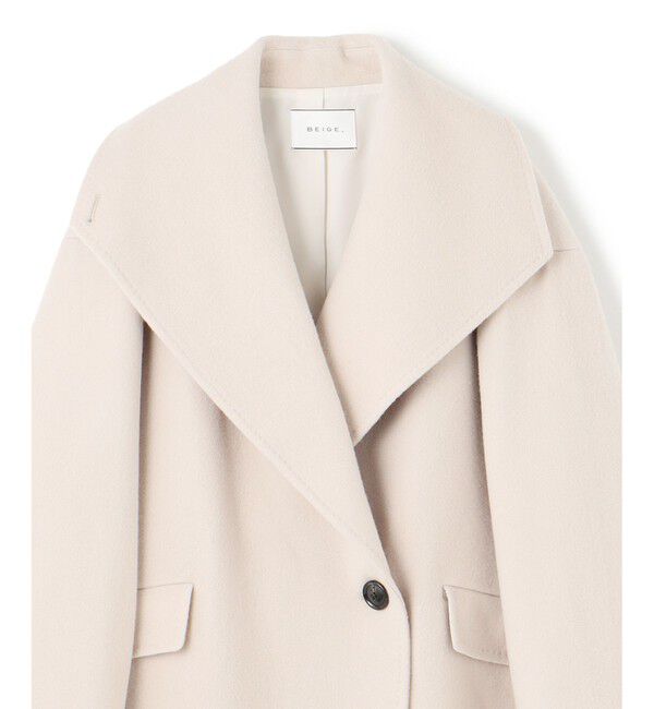 BEIGE,「【WEB限定】BORNIOL / ビックカラーコクーンコート」|その他|