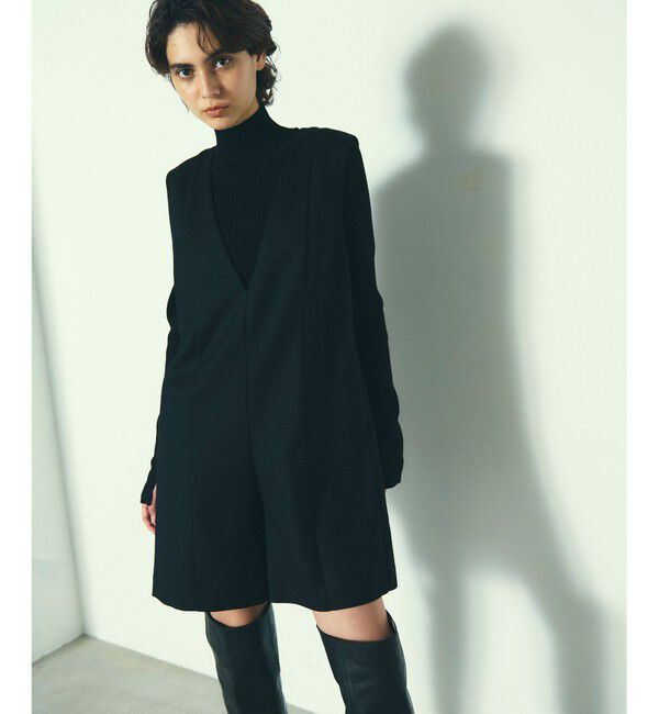 Diagram「ショートサロペット」|オールインワン|ブラック