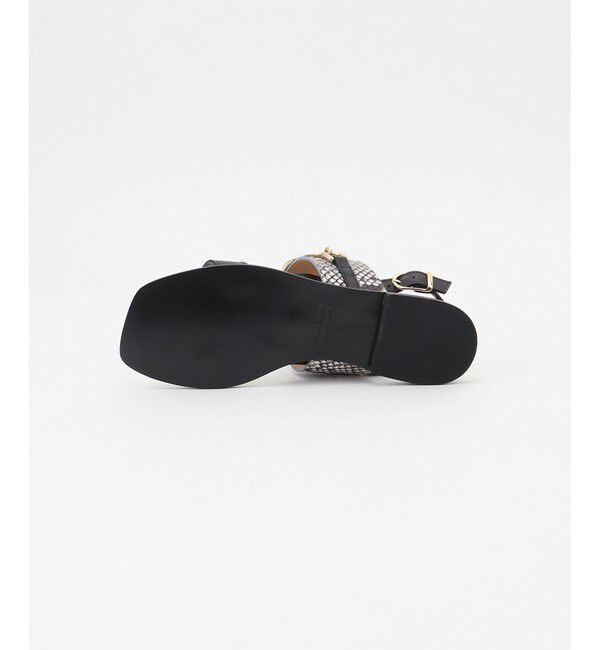 GRACE CONTINENTAL「CORSO ROMA パイソンサンダル」|サンダル|