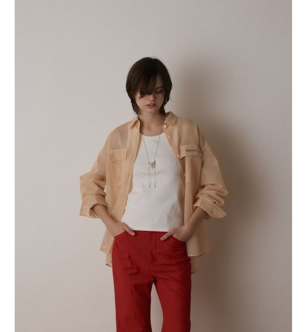 Diagram「メッシュオーバーシャツ」|シャツ・ブラウス|