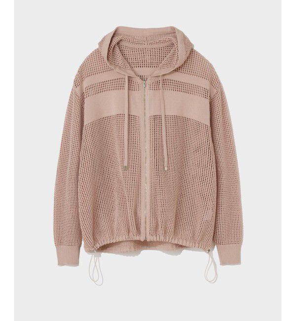 Grace Class「ボーダーメッシュフーディ」|パーカー|