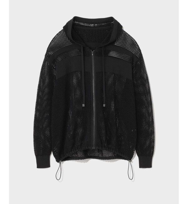 Grace Class「ボーダーメッシュフーディ」|パーカー|