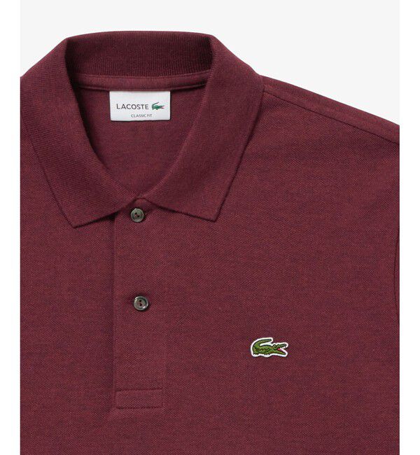 LACOSTE「『L1264』定番半袖ポロシャツ（杢糸）」|ポロシャツ|