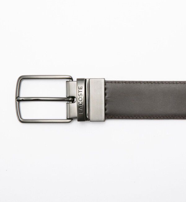 LACOSTE「リバーシブル革ベルト」|ベルト|