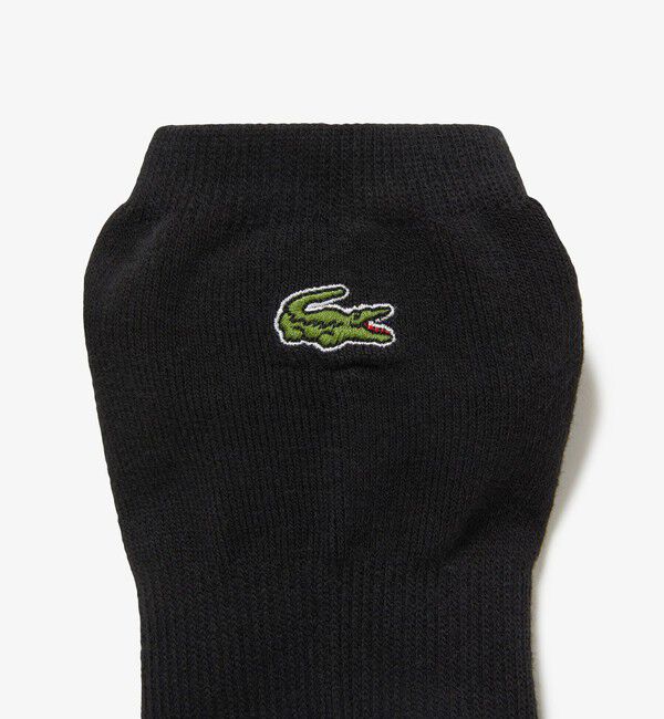 LACOSTE「ロゴパイルスニカー丈ソックス」|ソックス|