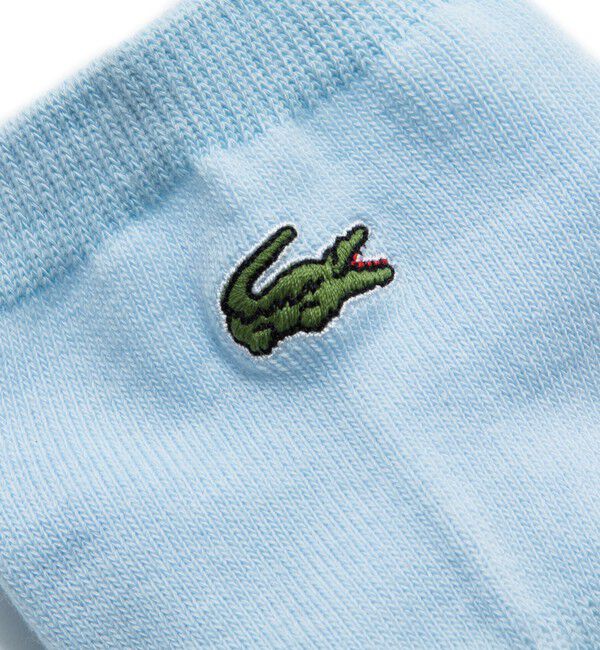 LACOSTE「ロゴパイルスニカー丈ソックス」|ソックス|