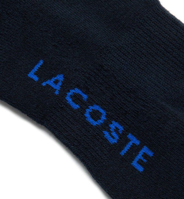 LACOSTE「ロゴパイルスニカー丈ソックス」|ソックス|