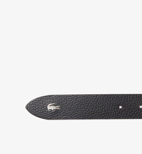 LACOSTE「シルバーサークルバックルベルト」|ベルト|