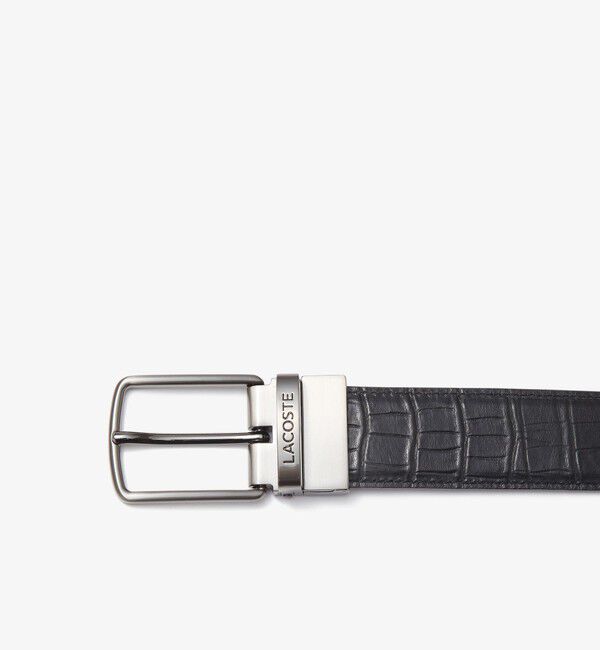 LACOSTE「スムース/クロコ型　リバーシブルベルト」|ベルト|