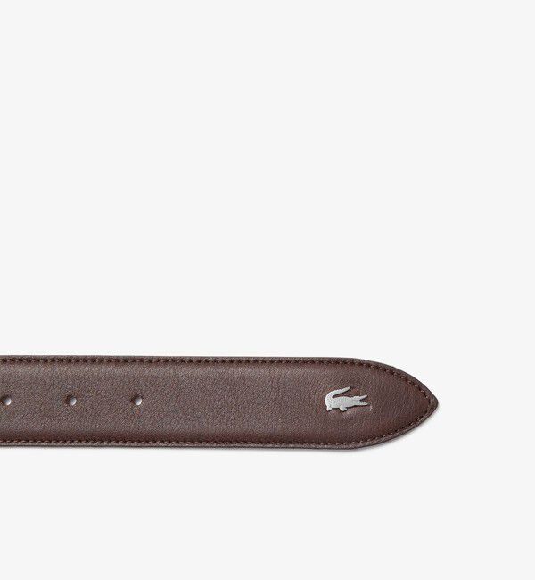 LACOSTE「スムース/クロコ型　リバーシブルベルト」|ベルト|
