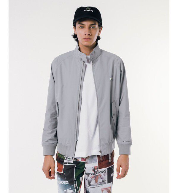 LACOSTE「2.5レイヤースイングトップ スタンドジップジャケット / スタンドブルゾン」|ブルゾン・スタジャン|トップグレー