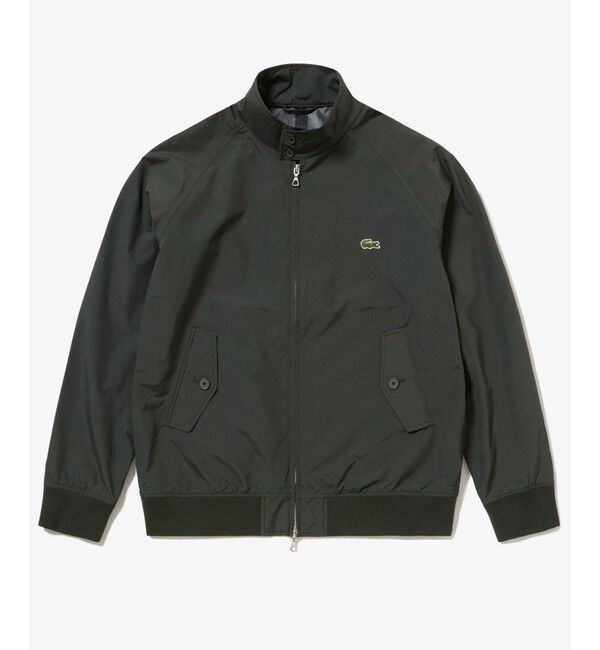 LACOSTE「2.5レイヤースイングトップ スタンドジップジャケット / スタンドブルゾン」|ブルゾン・スタジャン|チャコールグレー