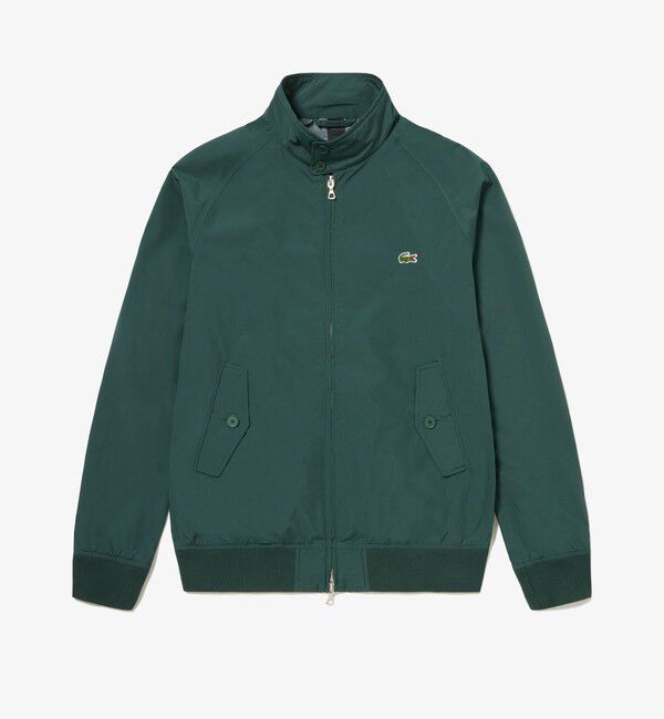 LACOSTE「2.5レイヤースイングトップ スタンドジップジャケット / スタンドブルゾン」|ブルゾン・スタジャン|ダークグリーン