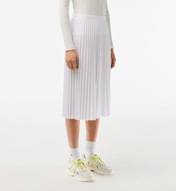 LACOSTE「プリーツスカート」|スカート|ホワイト系その他