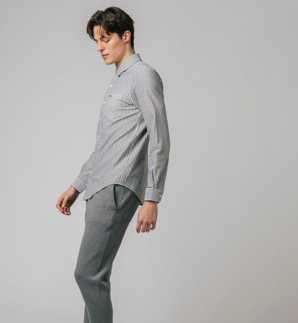 LACOSTE「クールマックスブレンド鹿の子地ストライプシャツ」|シャツ・ブラウス|