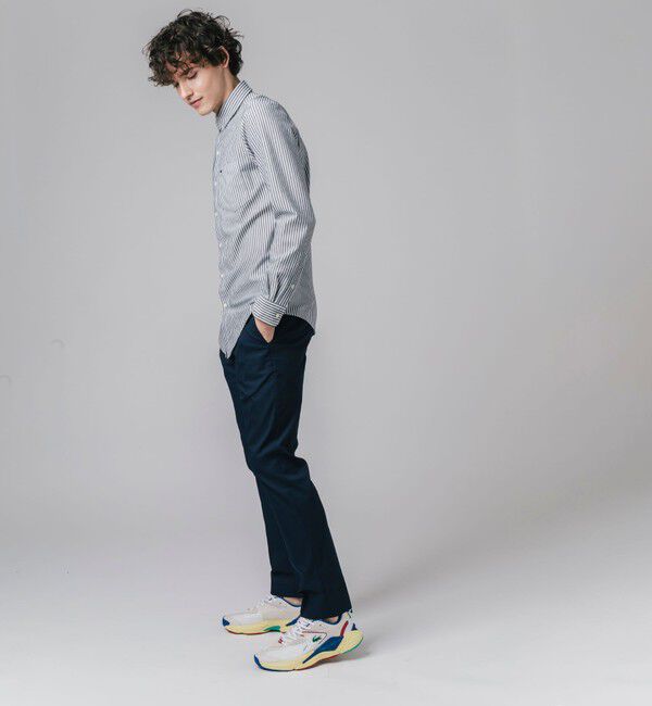 LACOSTE「クールマックスブレンド鹿の子地ストライプシャツ」|シャツ・ブラウス|
