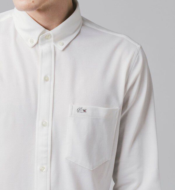 LACOSTE「クールマックスブレンド鹿の子地シャツ」|シャツ・ブラウス|