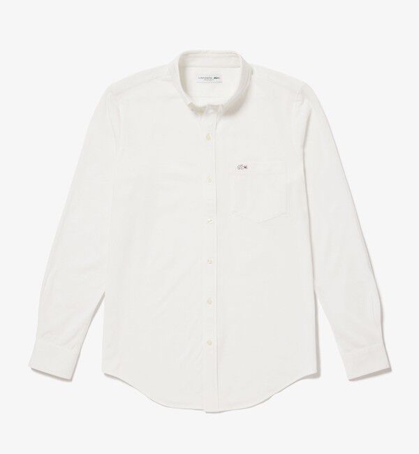 LACOSTE「クールマックスブレンド鹿の子地シャツ」|シャツ・ブラウス|