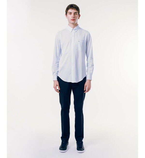 LACOSTE「クールマックスブレンド鹿の子地シャツ」|シャツ・ブラウス|