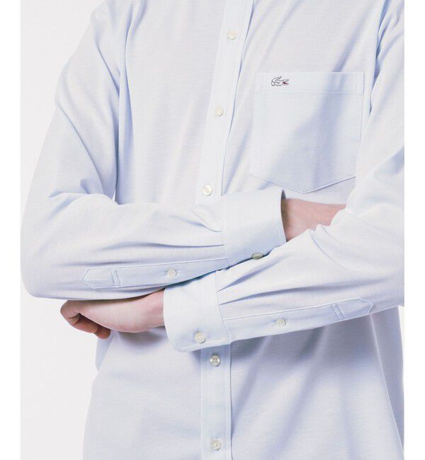 LACOSTE「クールマックスブレンド鹿の子地シャツ」|シャツ・ブラウス|