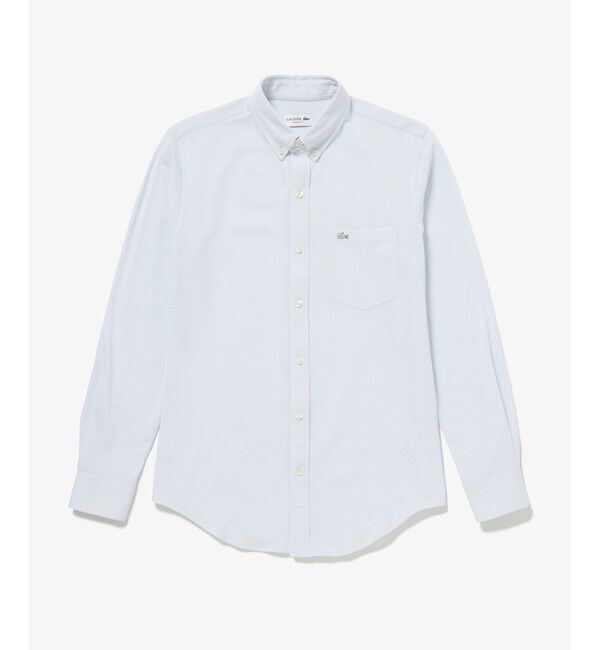 LACOSTE「クールマックスブレンド鹿の子地シャツ」|シャツ・ブラウス|