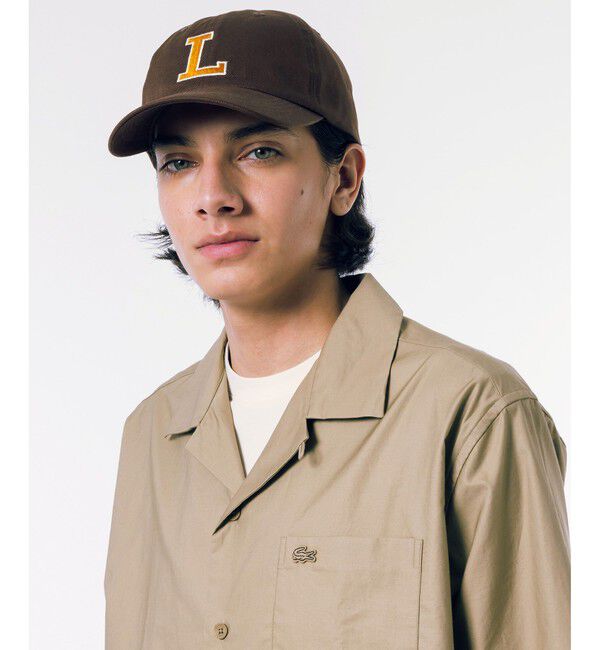 LACOSTE「コットンバックサテンオープンカラーシャツ」|シャツ・ブラウス|