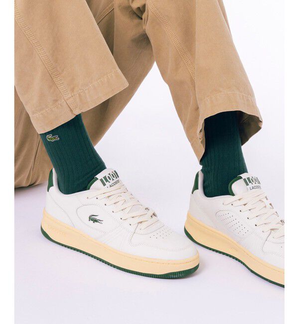 LACOSTE「クロックエンブレム3&times;2リブニットソックス」|ソックス|