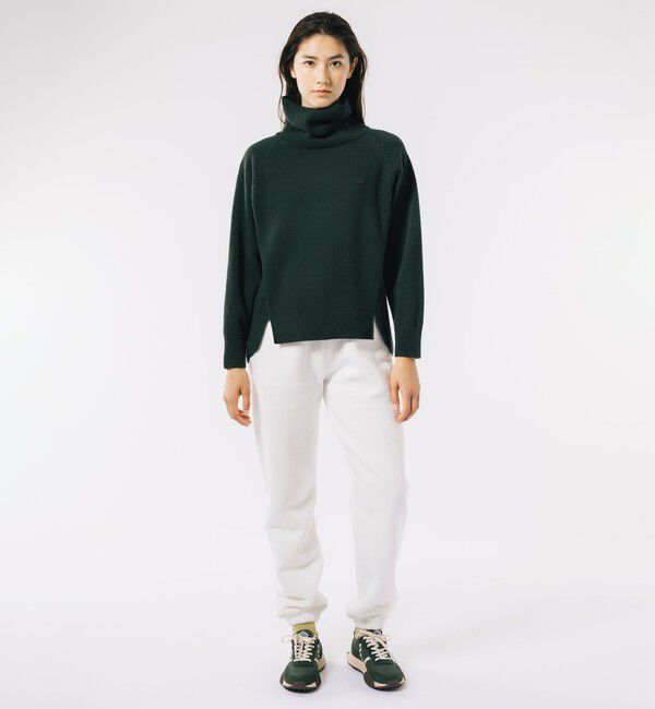 LACOSTE「ミドルゲージタートルネックニットセーター」|ニット・セーター|