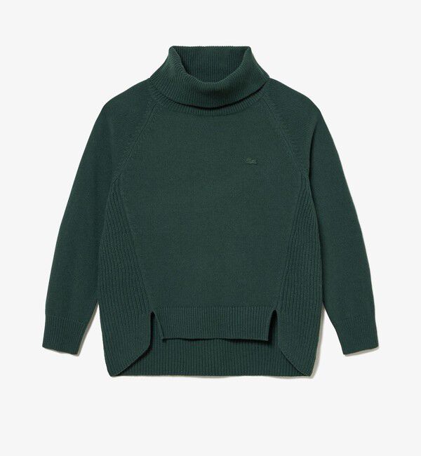 LACOSTE「ミドルゲージタートルネックニットセーター」|ニット・セーター|