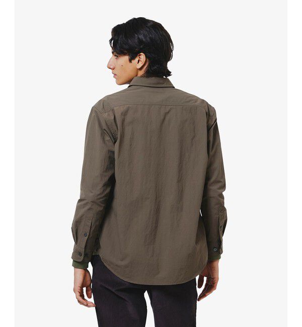 LACOSTE「撥水リサイクルナイロンアウターシャツ」|シャツ・ブラウス|