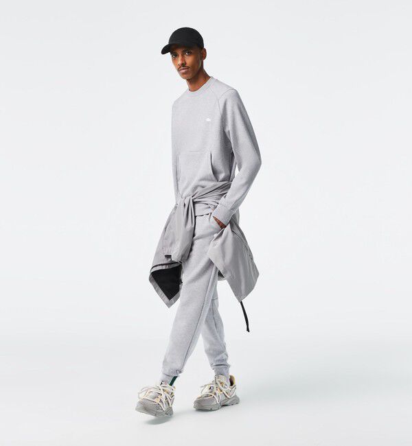 LACOSTE「【EC限定】ダブルフェイスクルーネックスウェットシャツ トレーナー」|スウェット・ジャージ|