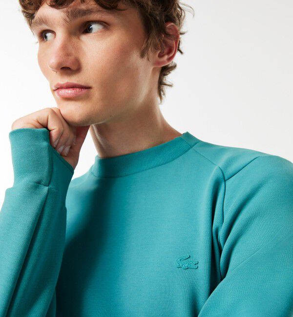 LACOSTE「【EC限定】ダブルフェイスクルーネックスウェットシャツ トレーナー」|スウェット・ジャージ|