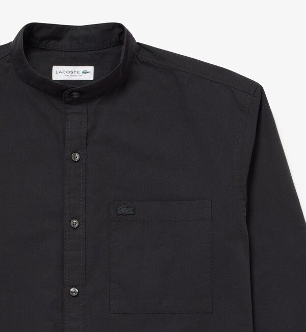 LACOSTE「オーバーサイズ スタンドカラーシャツ」|シャツ・ブラウス|