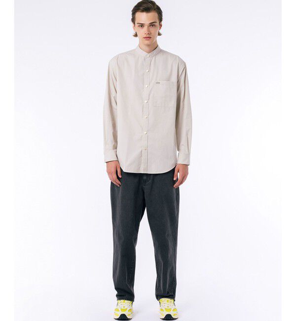 LACOSTE「オーバーサイズ スタンドカラーシャツ」|シャツ・ブラウス|