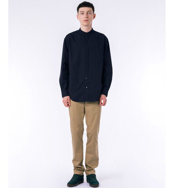 LACOSTE「オーバーサイズ スタンドカラーシャツ」|シャツ・ブラウス|